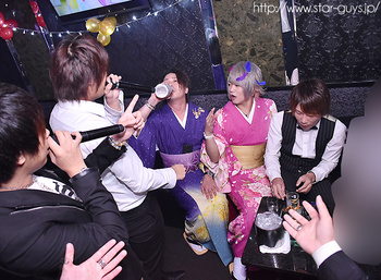 天使 涼夜 幹部補佐,朧 合同 BIRTHDAY PARTY